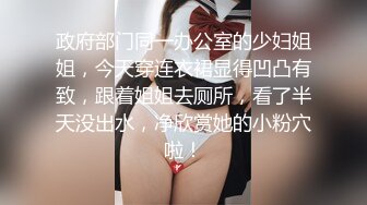 政府部门同一办公室的少妇姐姐，今天穿连衣裙显得凹凸有致，跟着姐姐去厕所，看了半天没出水，净欣赏她的小粉穴啦！